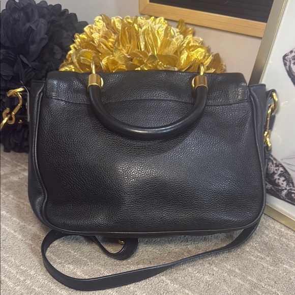 Black Leather Handbag - Picture 5 of 14